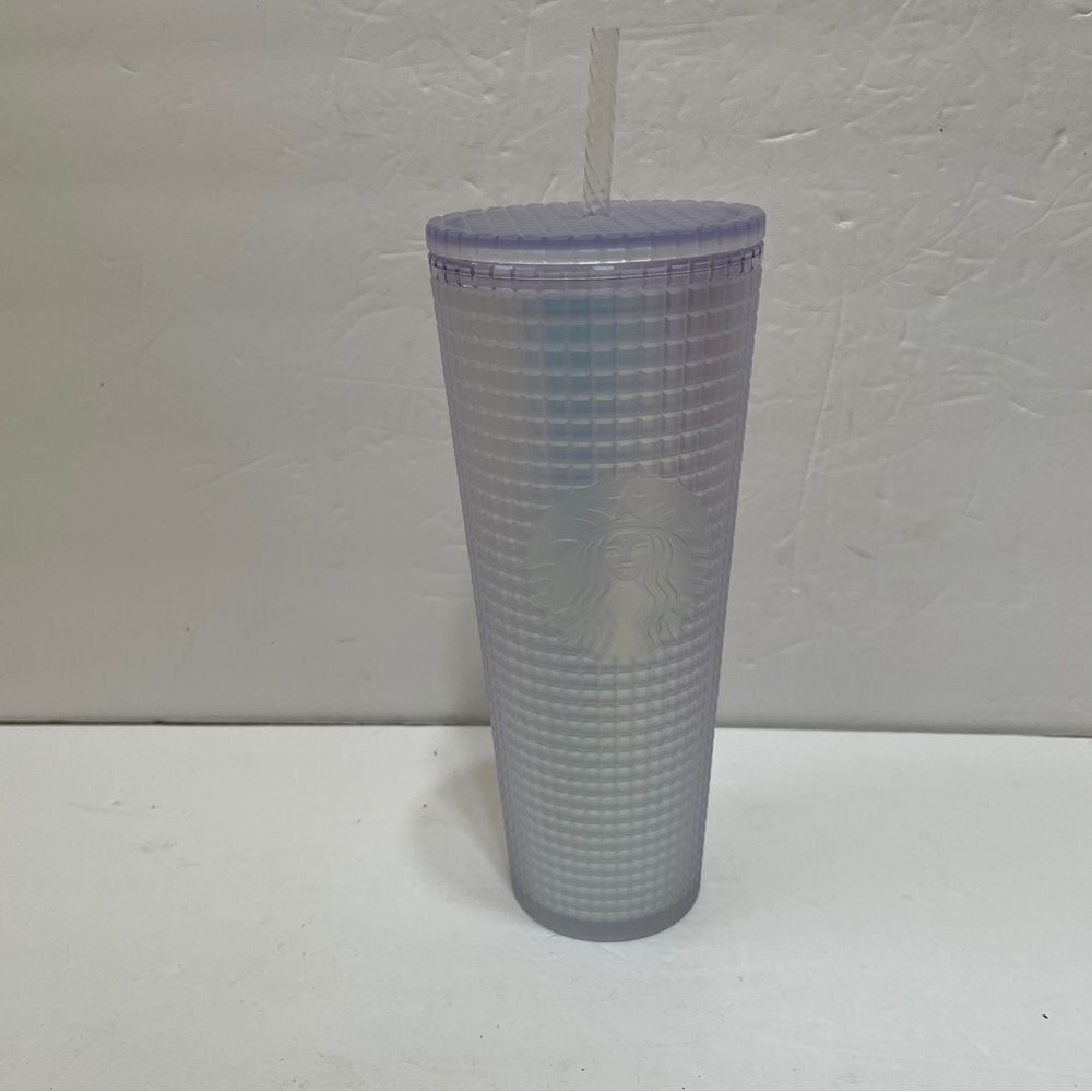 STARBUCKS 2022 HOLIDAY COLLECTION MATTE WHITE FROSTED‎ PEARL VENTI TUMBLER